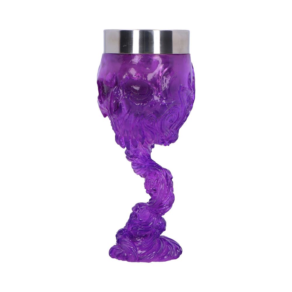 Soul Spirit Clear Purple Skull Goblet 19.3cm