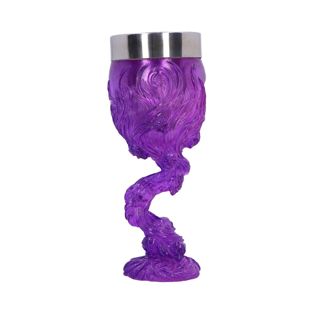 Soul Spirit Clear Purple Skull Goblet 19.3cm