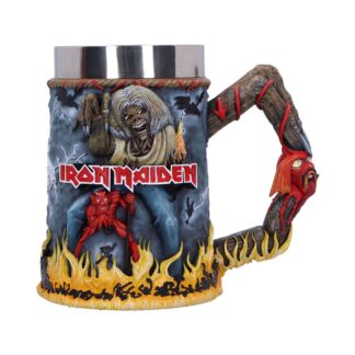 Iron Maiden The Number of the Beast Album Tankard 16cm