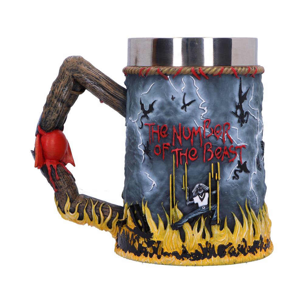 Iron Maiden The Number of the Beast Album Tankard 16cm