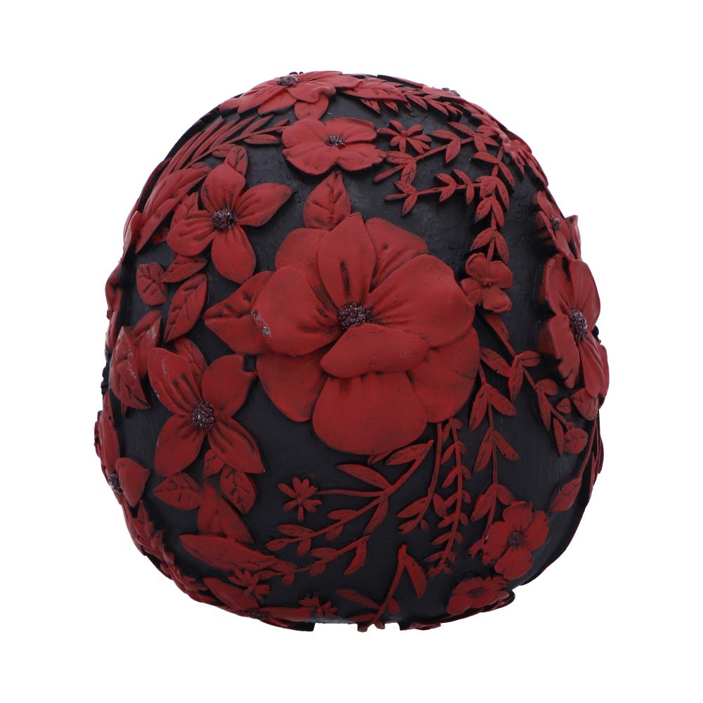 Age of Opium Poppy Skull 18.5cm