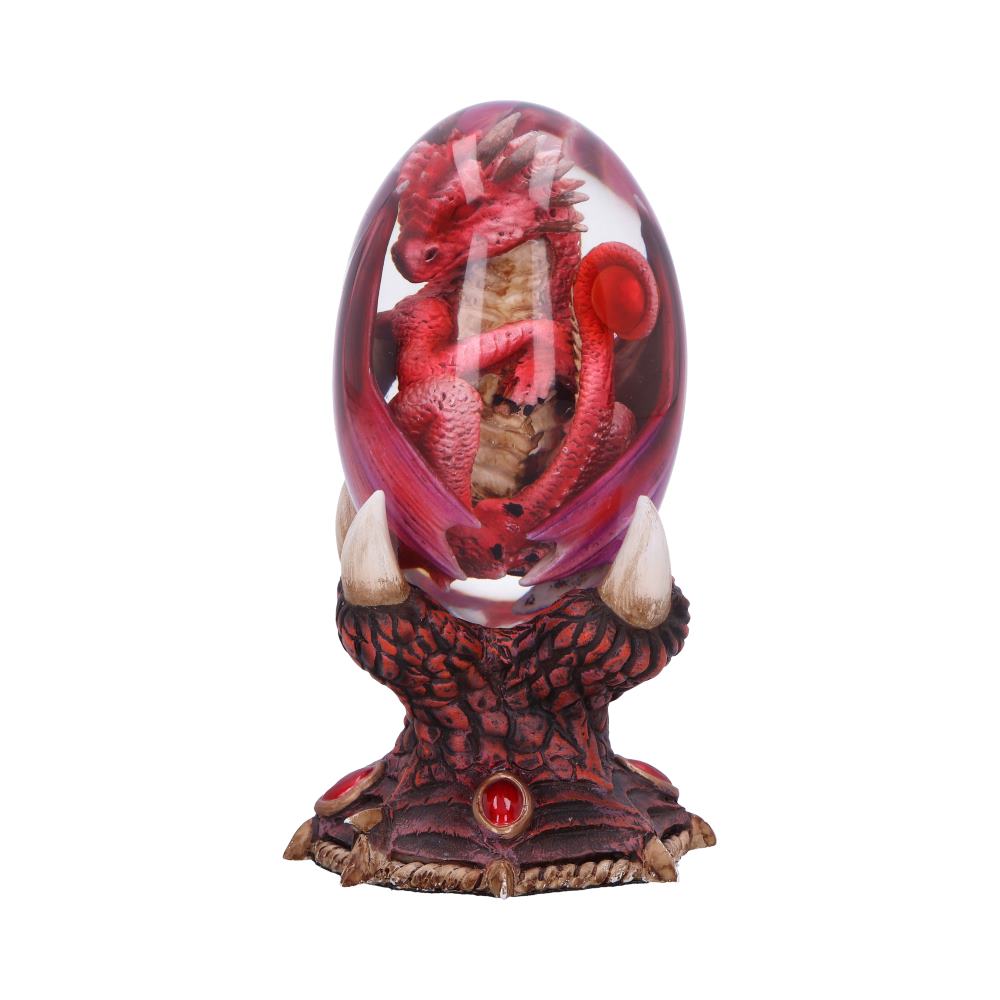 Elemental Dragonlings - Fire Dragon in Clear Egg 12cm
