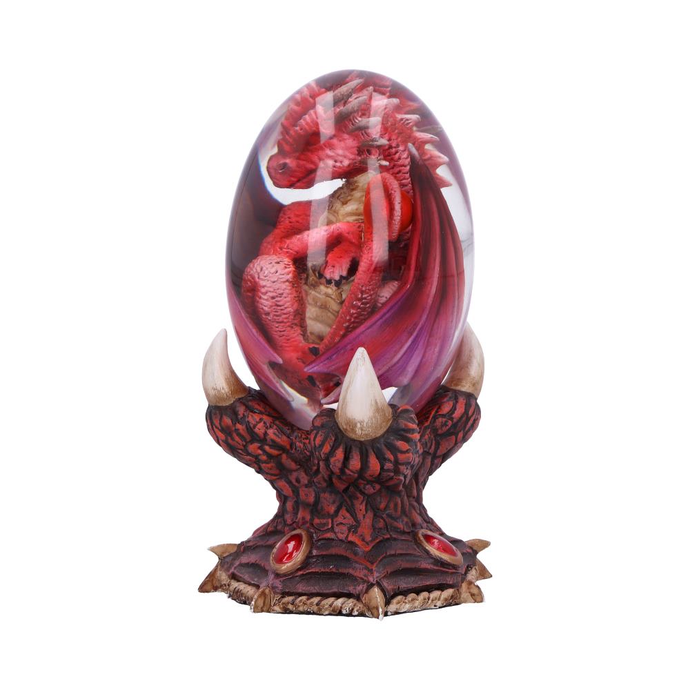Elemental Dragonlings - Fire Dragon in Clear Egg 12cm