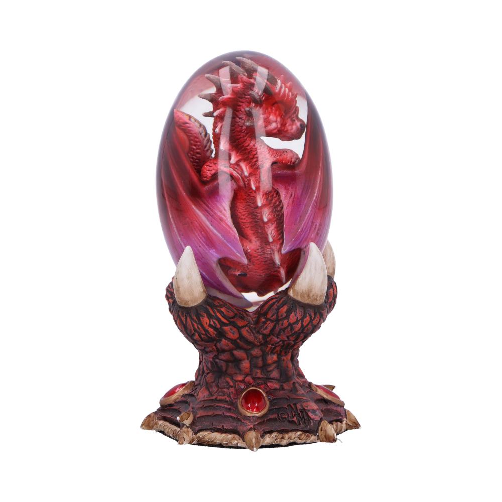 Elemental Dragonlings - Fire Dragon in Clear Egg 12cm