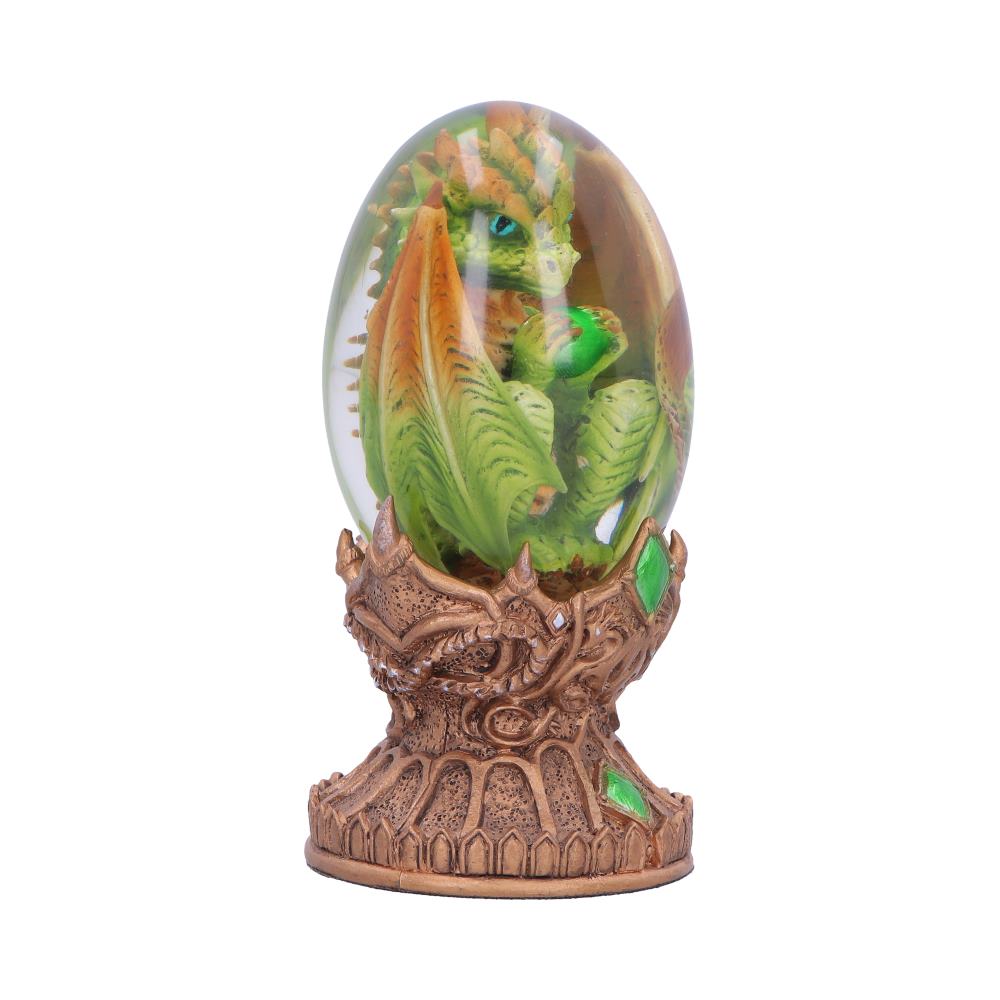 Elemental Dragonlings - Earth Dragon in Clear Egg 12cm