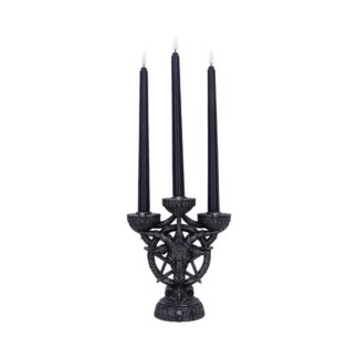 Baphomet's Radiance Candelabra with LED Candles 46cm