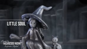 Little Souls Beam Witch on Broom Figurine 12.7cm