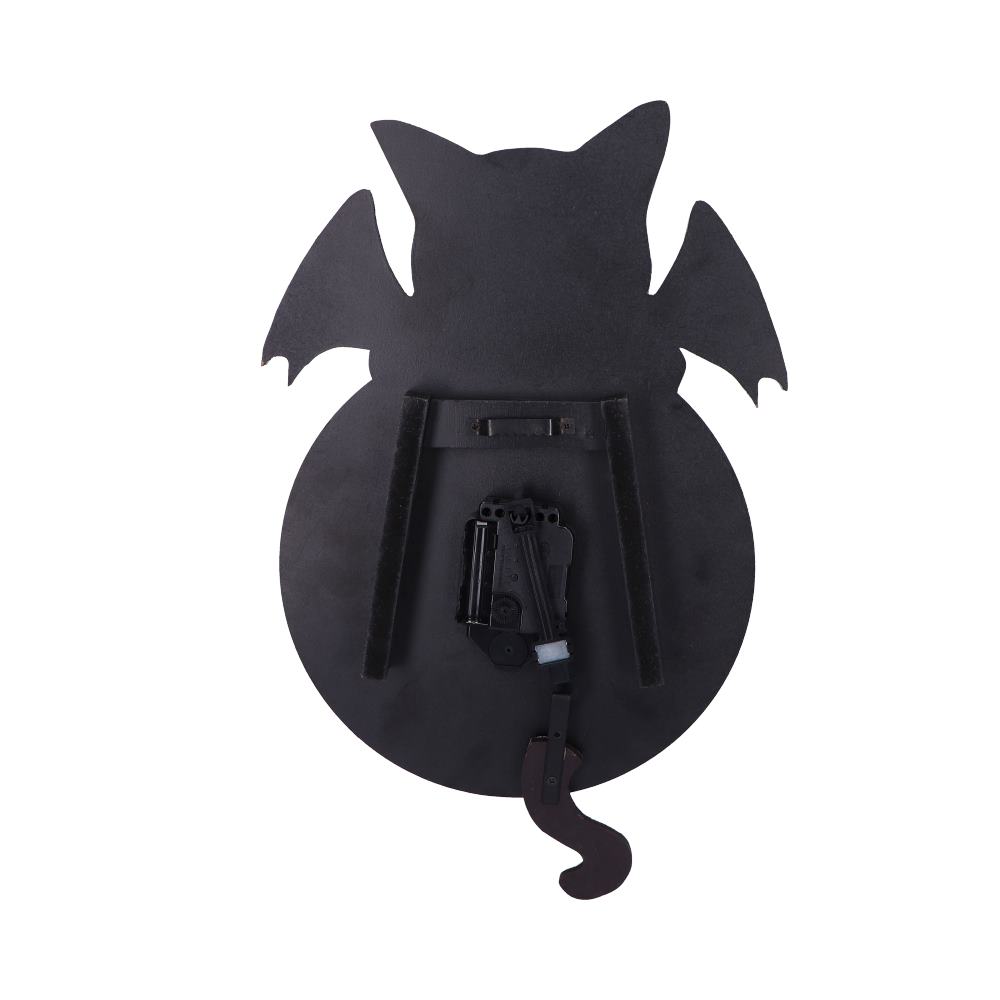 Cult Cuties Malpuss Wall Hanging Clock with Swinging Tail 41cm
