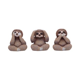 Three Wise Sloths Figurines by Nemesis Now 8cm