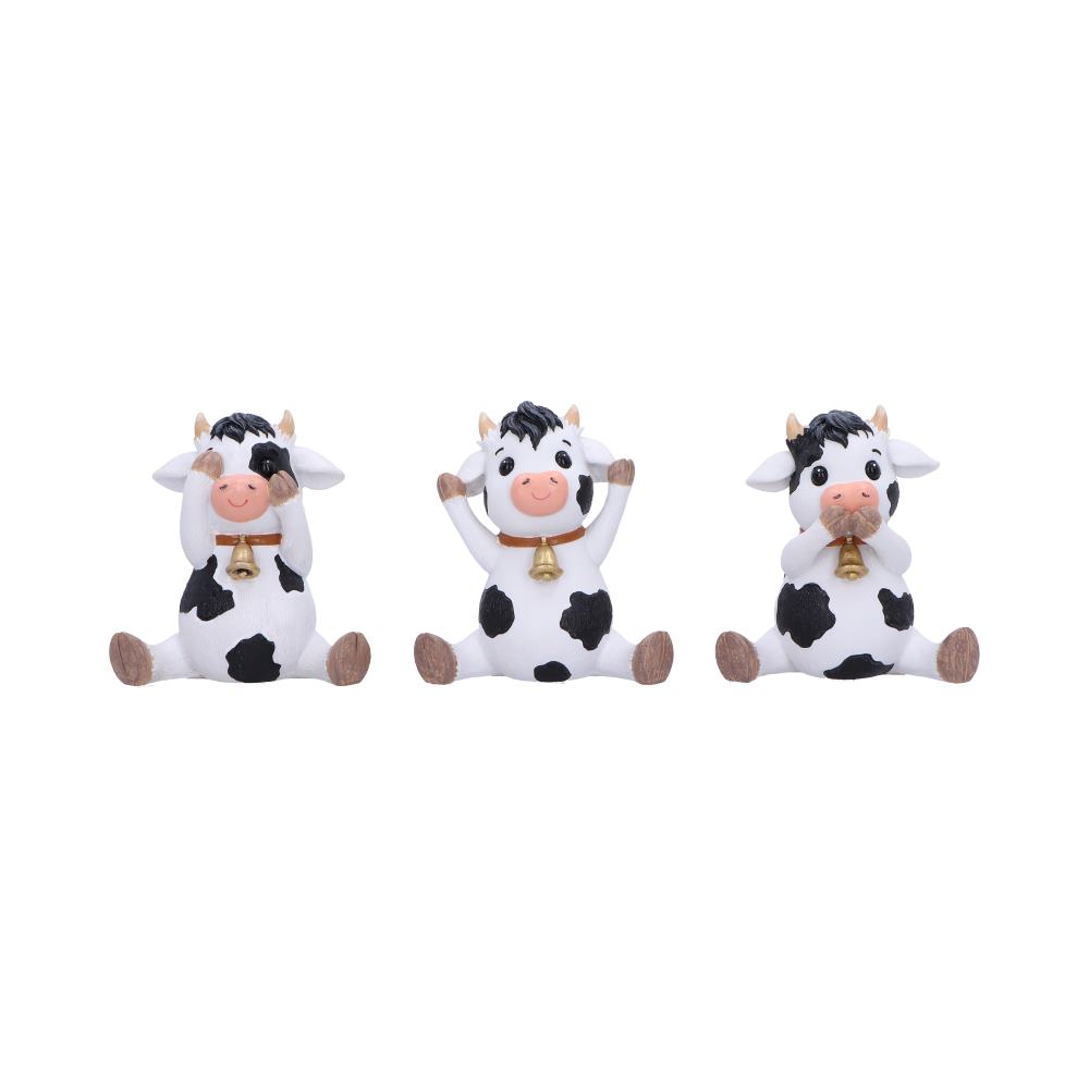 Three Wise Cows Figurines by Nemesis Now 9cm