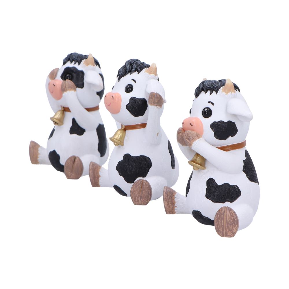 Three Wise Cows Figurines by Nemesis Now 9cm