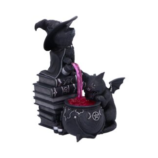 Cult Cuties Malpuss and Purrah Curious Cauldron 18.5cm
