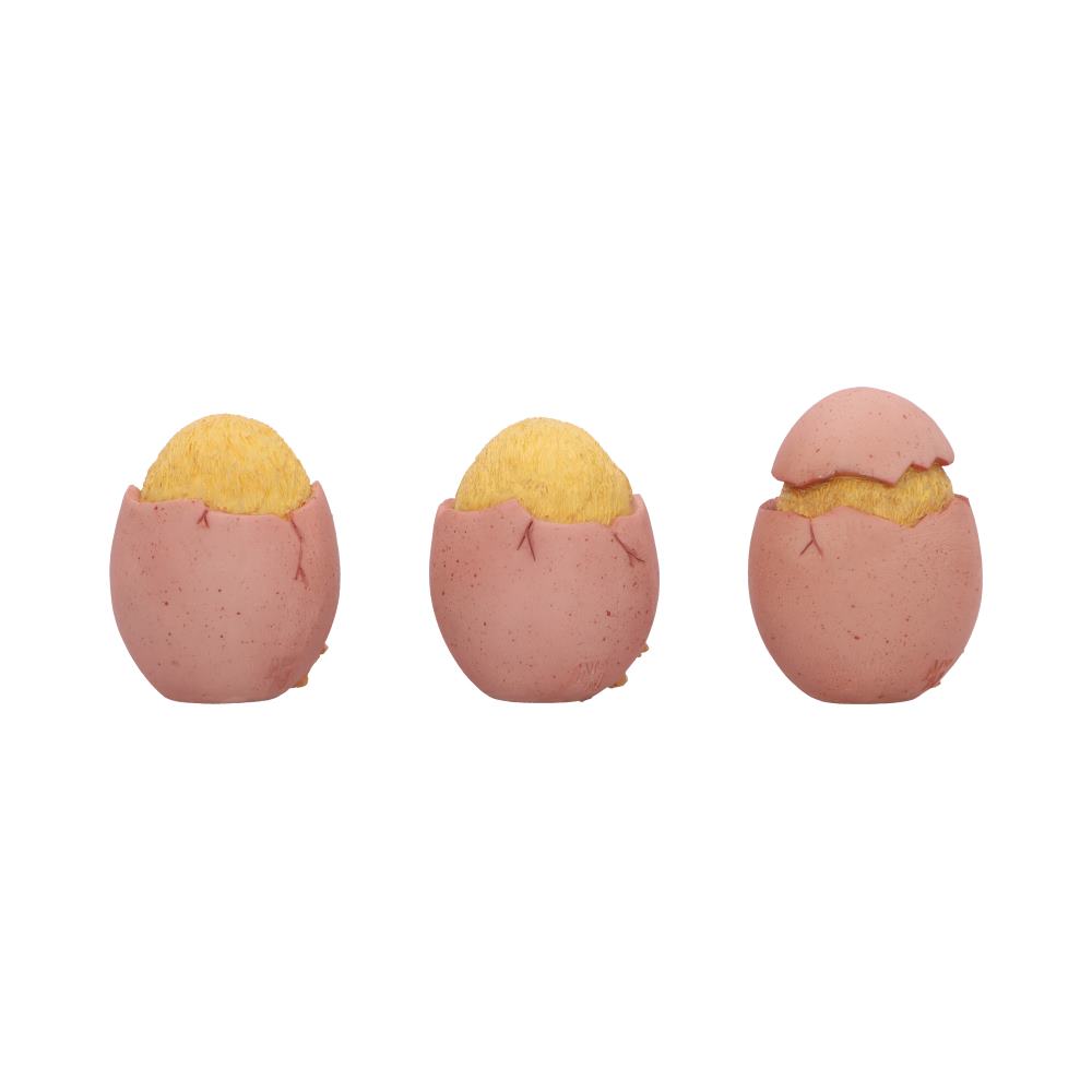 Three Wise Chicks Collectible Figurines 6.7cm