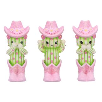 Three Wise Cacti 9.5cm
