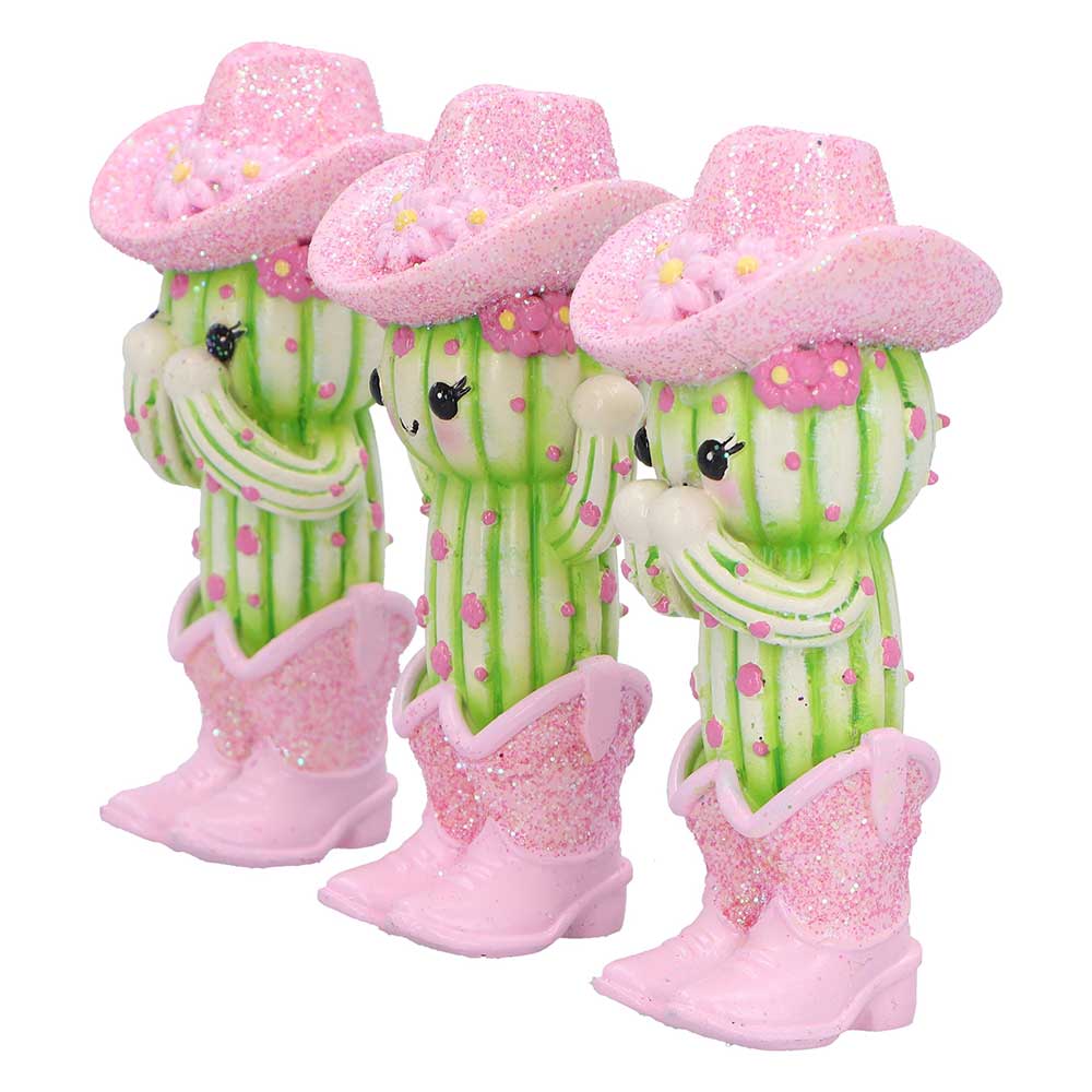 Three Wise Cacti 9.5cm