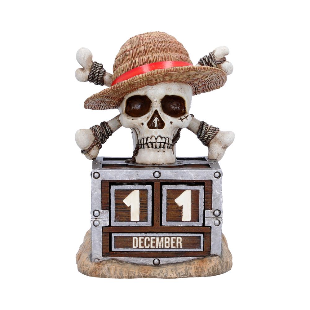 One Piece Luffy Jolly Roger Perpetual Calendar 15.8cm