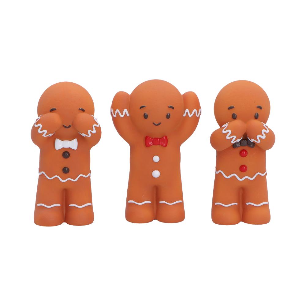 Three Wise Gingerbread figurine set 9cm