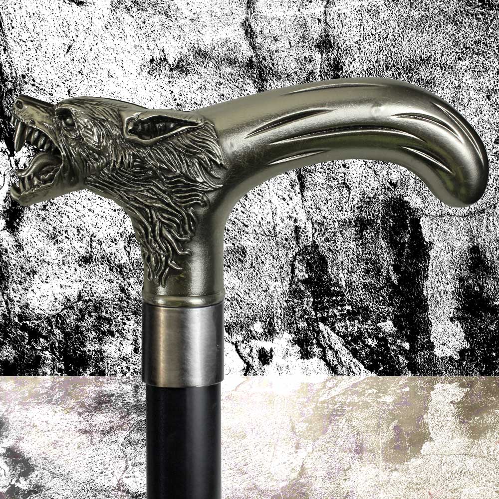 Lycanthrope Werewolf Swaggering Cane 87cm