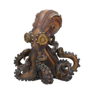Bronze Octo-Steam Steampunk Octopus Squid Figurine 15cm