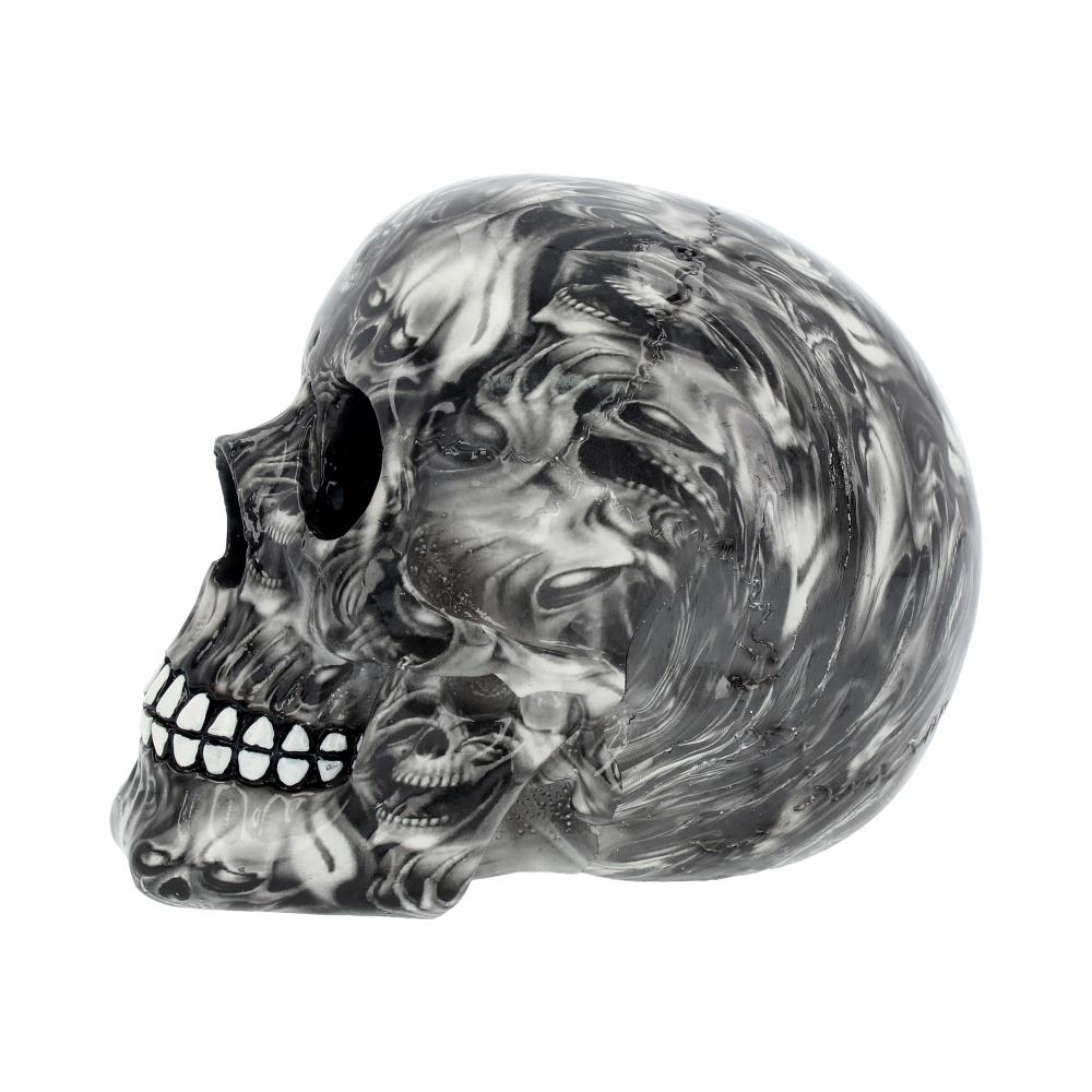Screaming Soul Skull Print Ornament 19cm