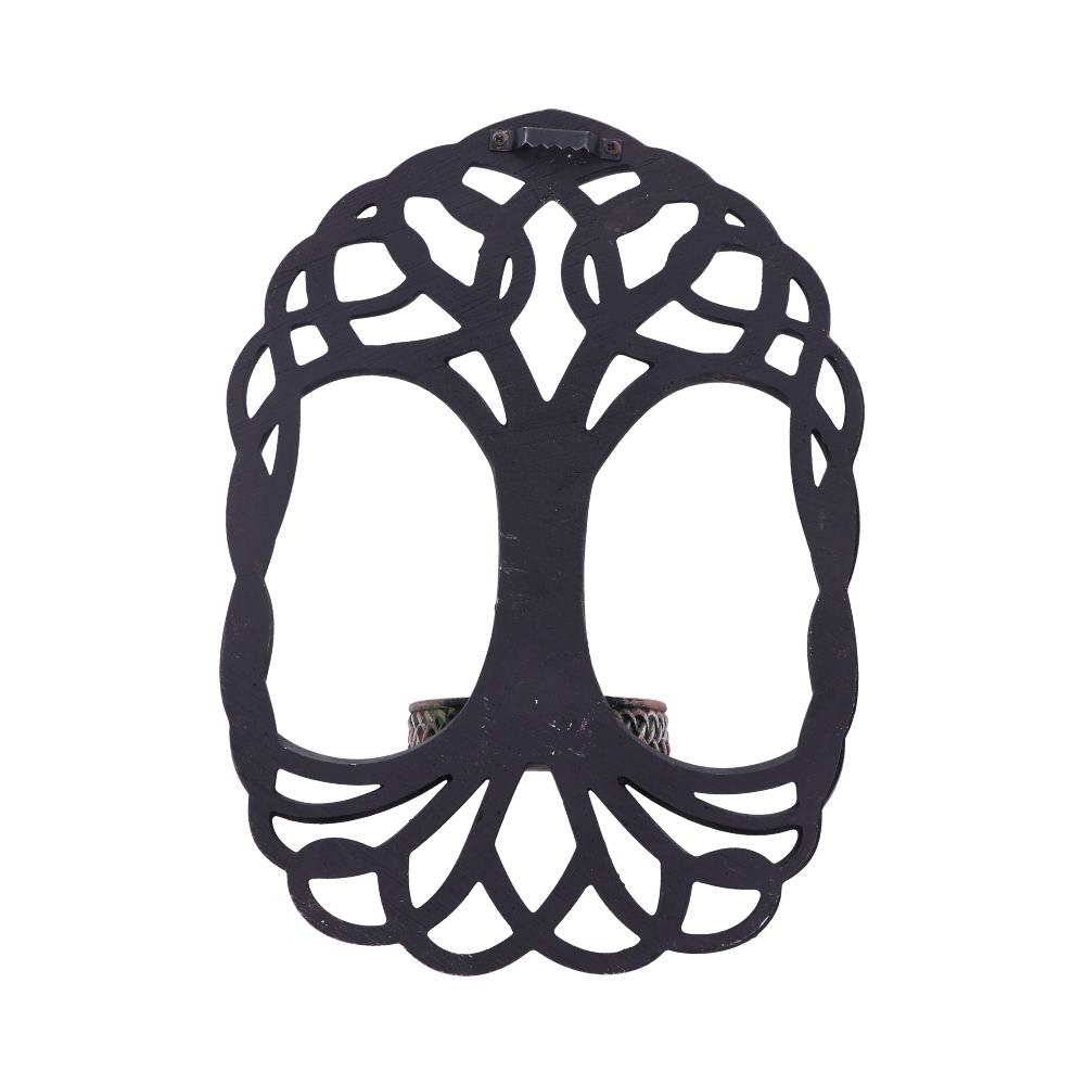 Celtic Tree Of Life Wall Hanging Candle Holder 26cm