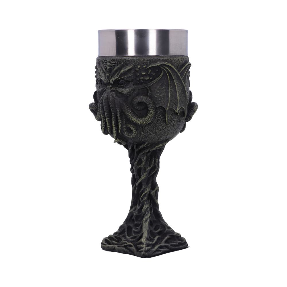 Cthulhu's Thirst Goblet Lovecraft Octopus Monster Wine Glass 17cm