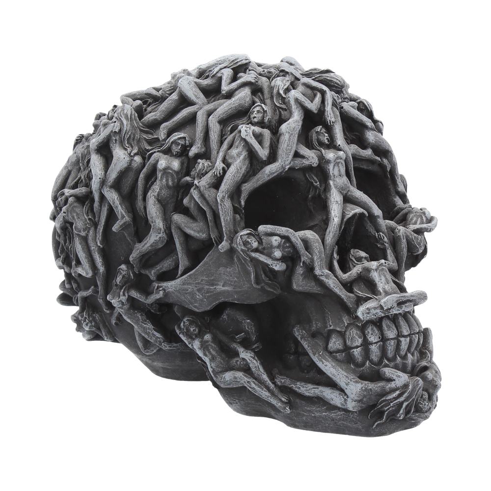 Hell's Desire Skull Naked Temptress Ornament 18cm