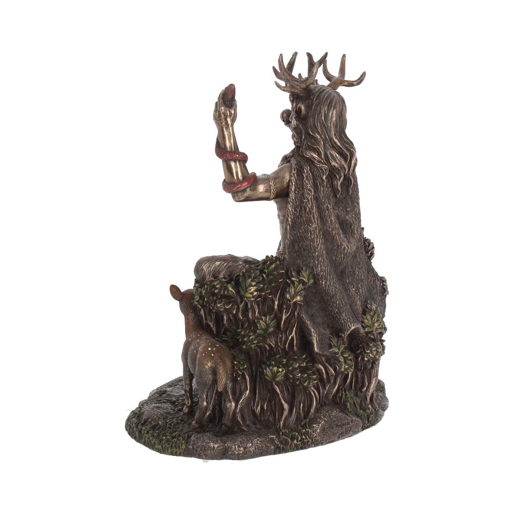 Cernunnos and Animals Horned God Bronze Figurine 23cm