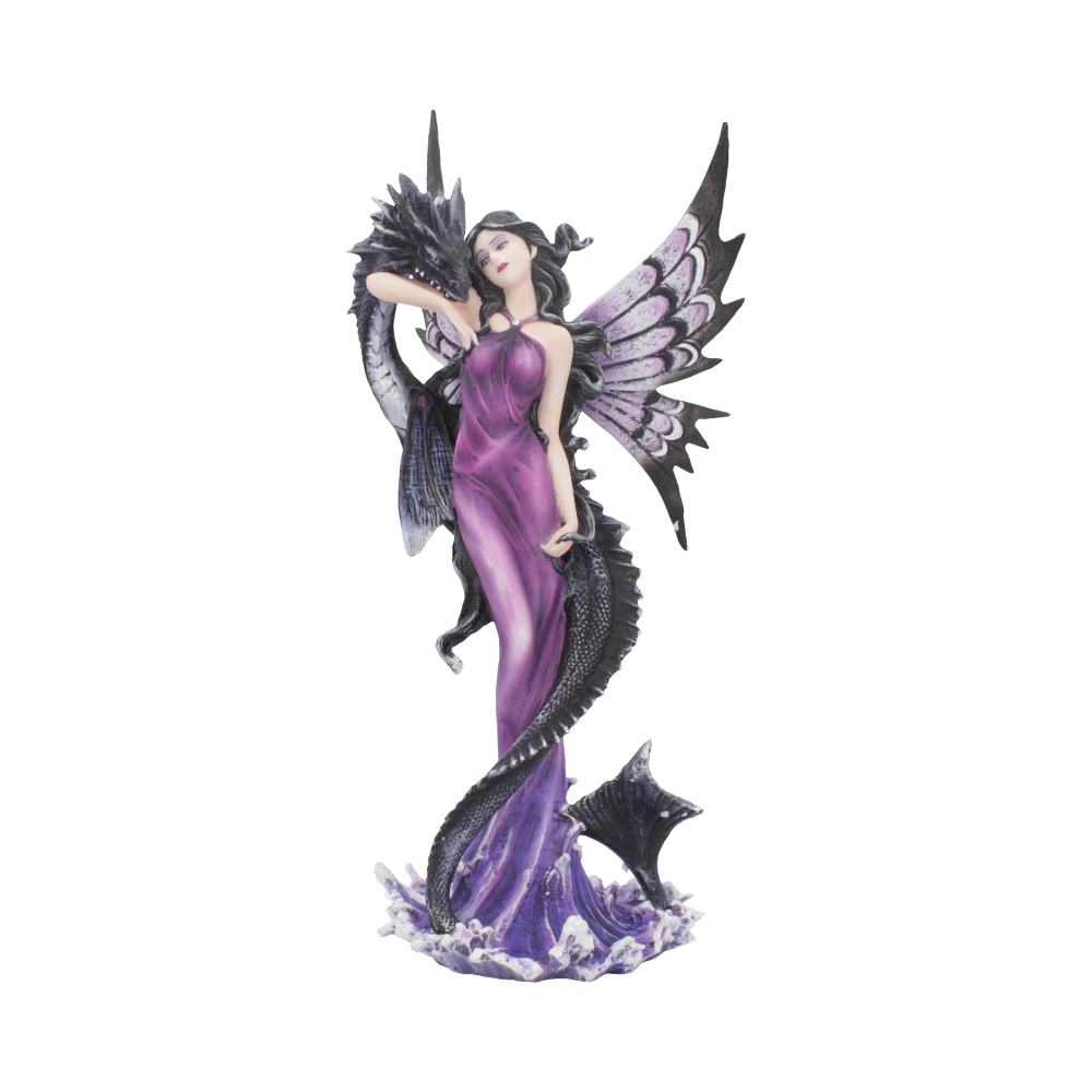 Guardians Embrace Figurine Dark Fairy Dragon Ornament 26.5cm