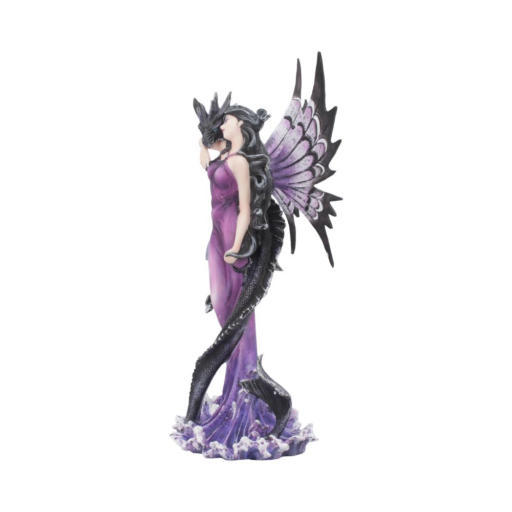 Guardians Embrace Figurine Dark Fairy Dragon Ornament 26.5cm