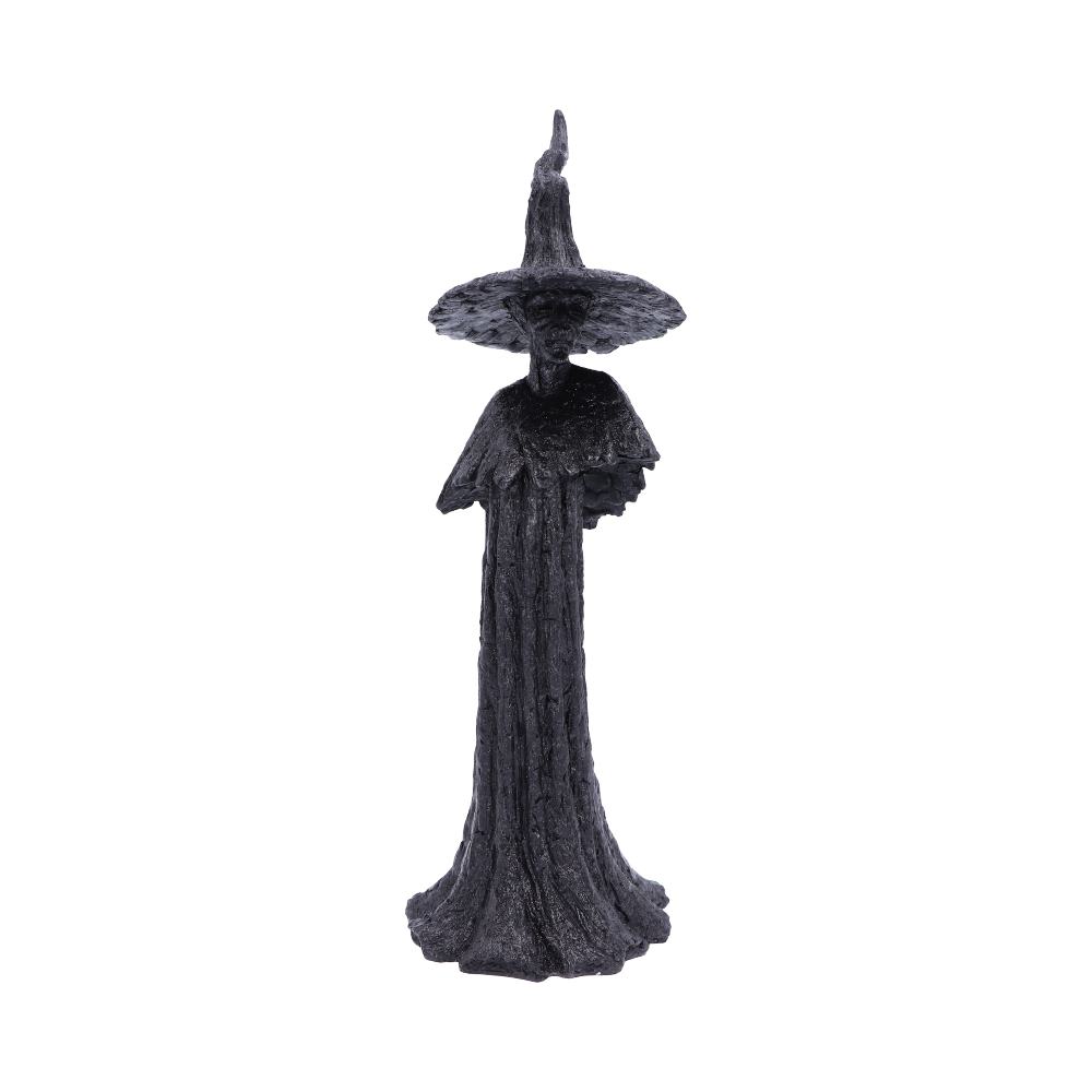 Talyse Black Glittered Forest Witch Ornament 30CM