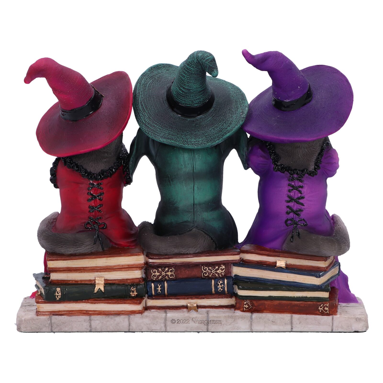 Three Wise Witchy Kittys Ornament 15.3cm
