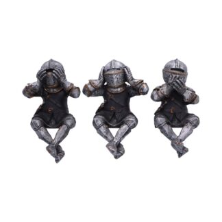 Three Wise Knights Shelf Sitters 11cm