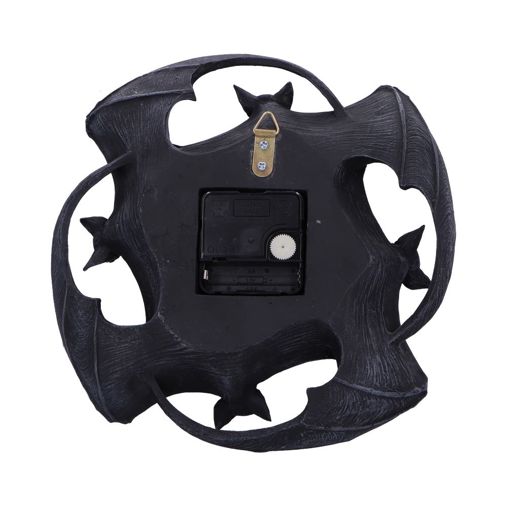 Creatures of the Night Bat Wall Clock 23cm