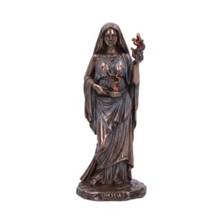 Hestia Goddess of Home and Hearth Bronze Figurine 15cm