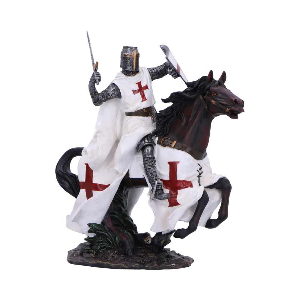 Take to Your Steed Medieval Templar Knight Figurine 24cm