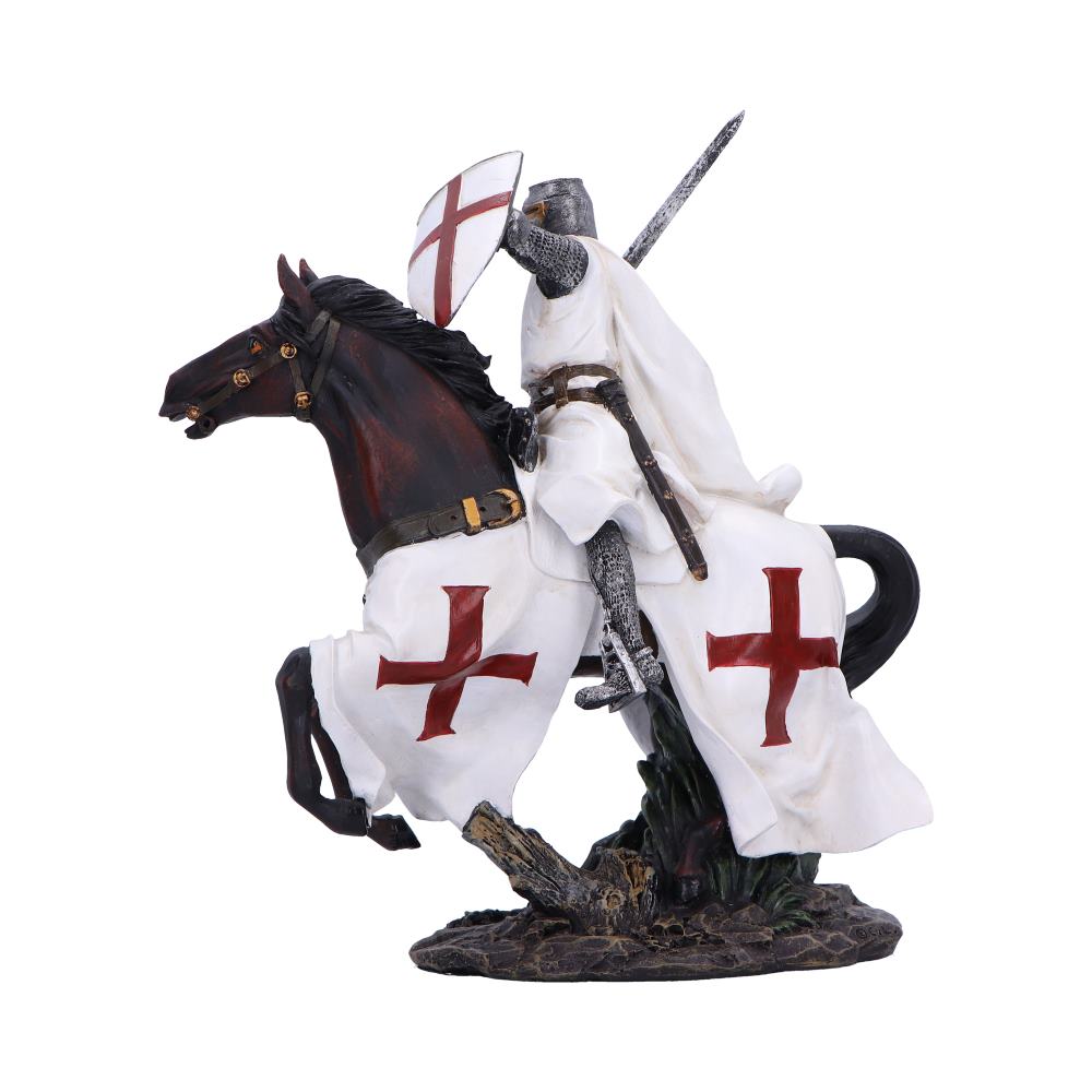 Take to Your Steed Medieval Templar Knight Figurine 24cm