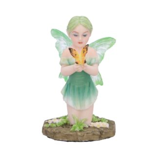 Esme - Forest fairy with butterfly and flowers 7cm