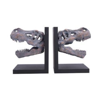 Tyrannossaurus Rex Skull Bookends 17.1cm