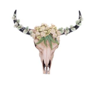 Floral Crown Skull Ornament 27.5cm