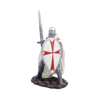 White Knight Templar Figurine 18.5cm
