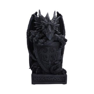 Ironshield Guardian Dragon Figurine 40.2cm