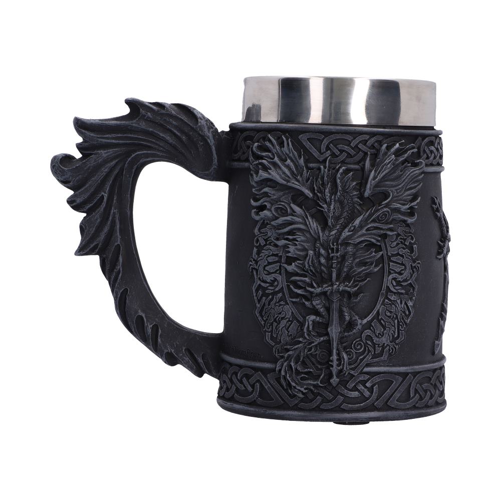 Dragon Blade Tankard From Ruth Thompson 14.6cm