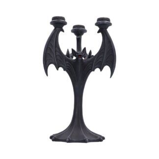 Nocturnal Flame Bat Candle Holder 28cm