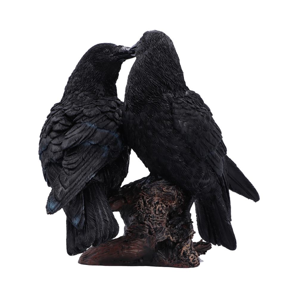 The Midnight Kiss Raven Figurine 13.9cm