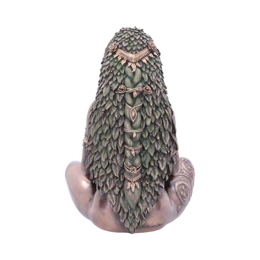 Ethereal Mother Earth Gaia Art Statue Bronze Figurine 30cm