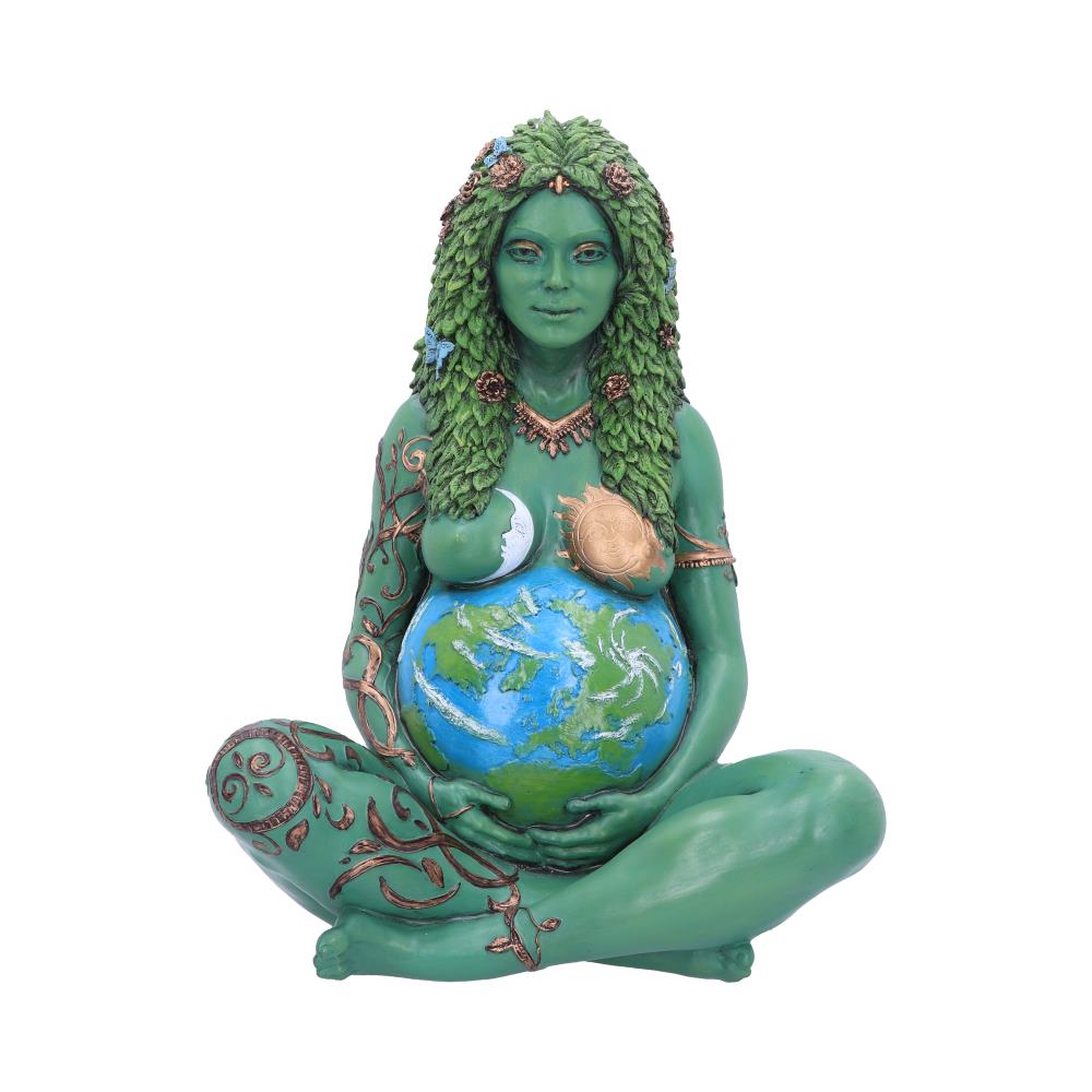 Large Ethereal Mother Earth Gaia Art Statue Painted Figurine 30cm