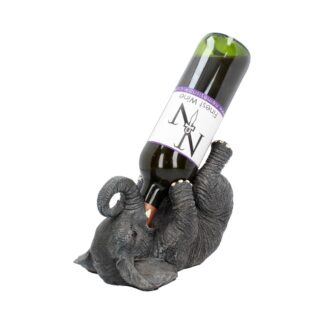 Grey Elephant Guzzler Wine Bottle Holder 23cm