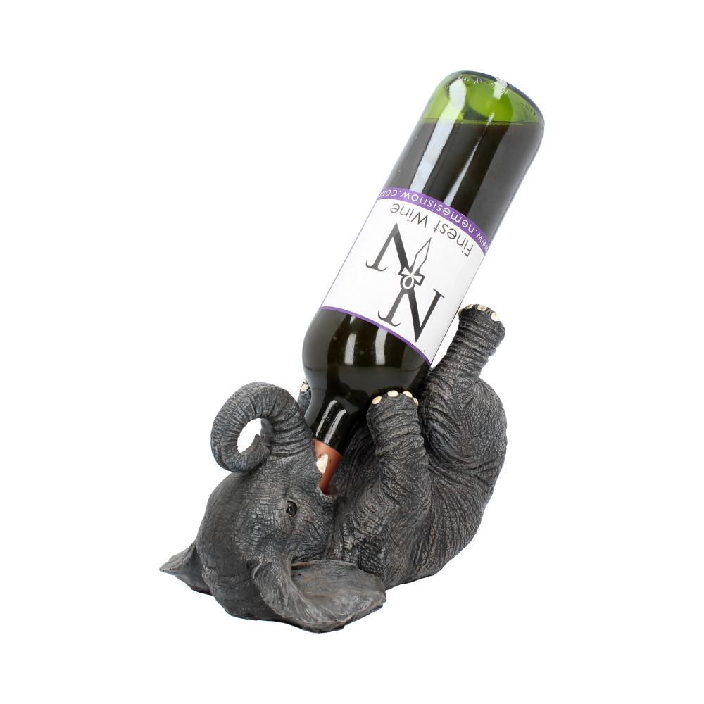 Grey Elephant Guzzler Wine Bottle Holder 23cm