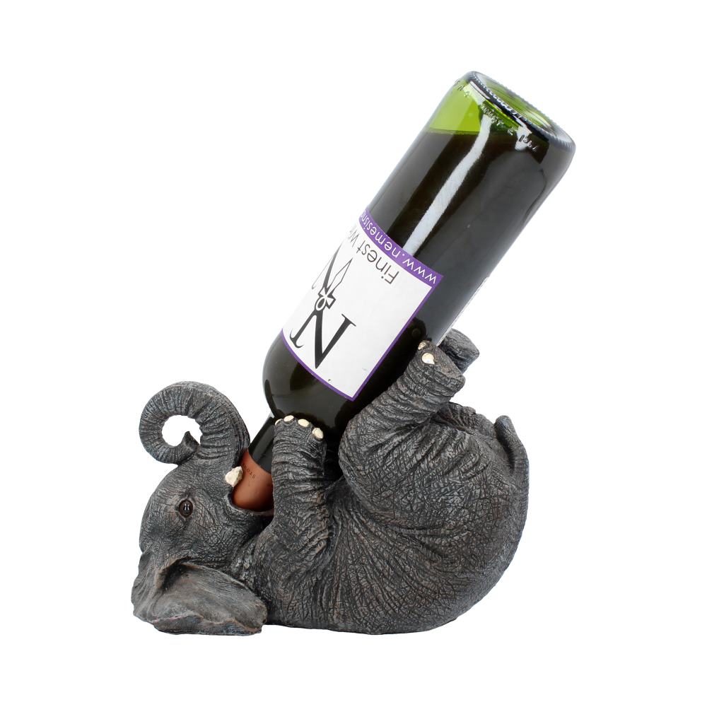 Grey Elephant Guzzler Wine Bottle Holder 23cm